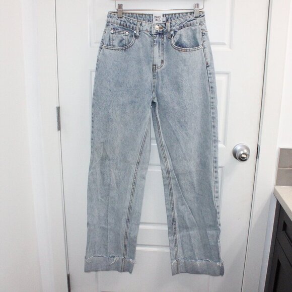 Princess Polly Denim High Rise Straight Size 2 - Picture 1 of 3